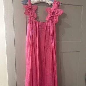 FARM Rio Pink Floral Strap Maxi Dress